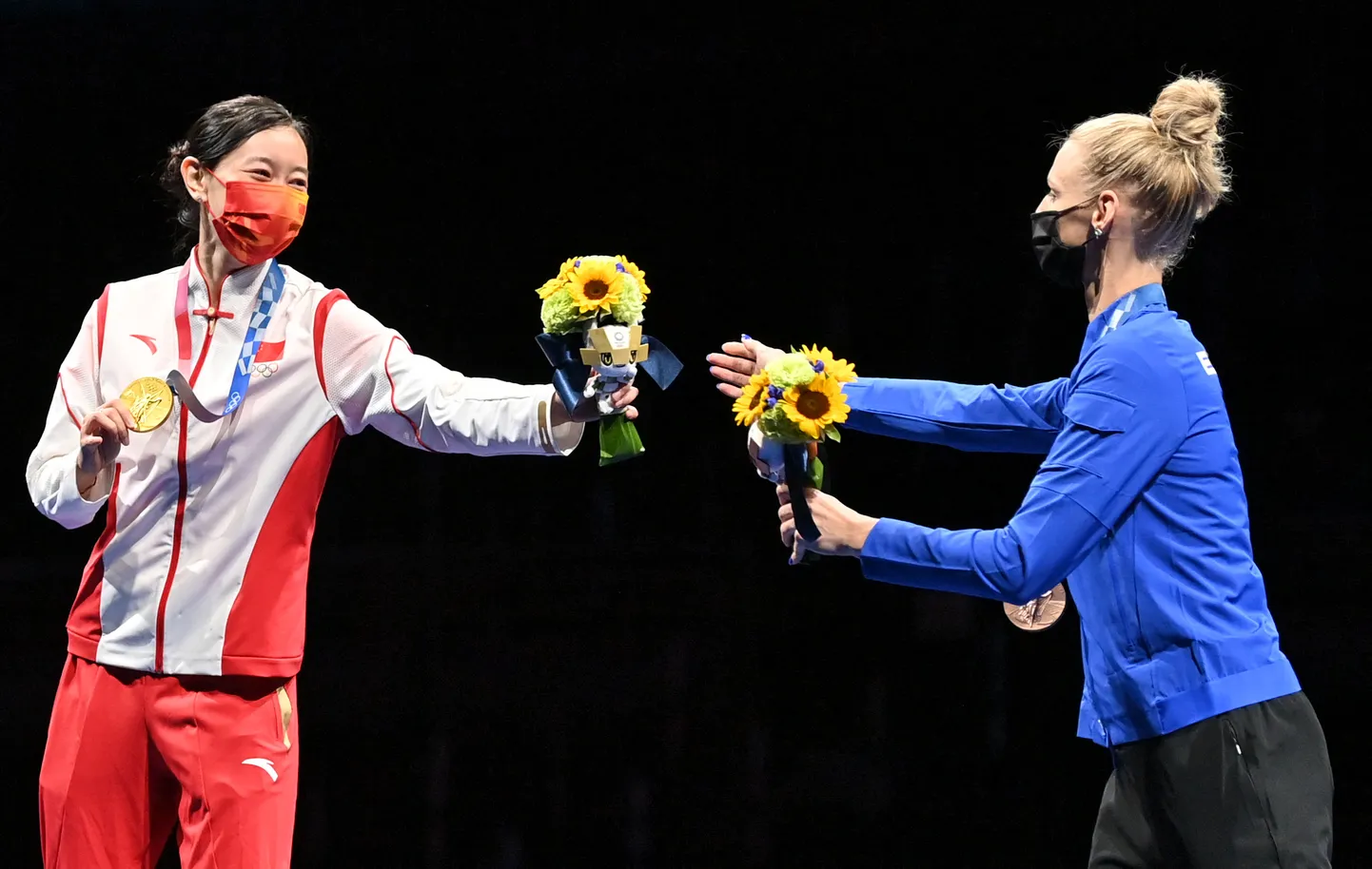 Yiwen Sun ja Katrina Lehis.