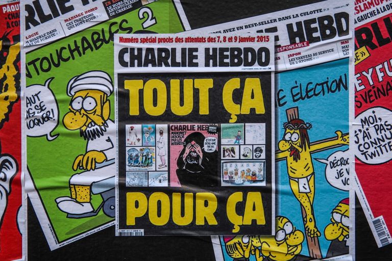 Prantsuse satiiriväljaande Charlie Hebdo erinevad numbrid