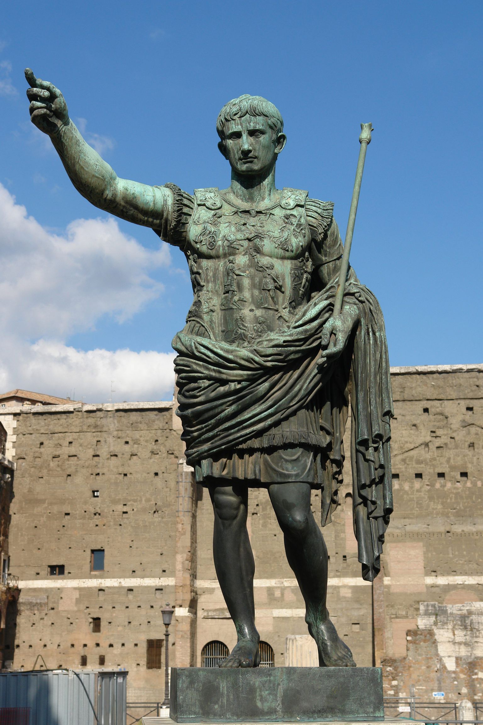 Keiser Augustuse (elas 69 ekr - 14 pKr) kuju Roomas. Oli esimene Rooma keiser