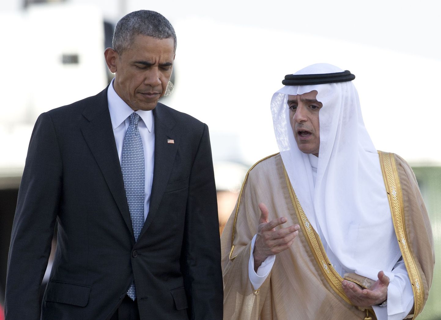 USA president Barack Obama ja Saudi Araabia välisminister Adel al-Jubeir