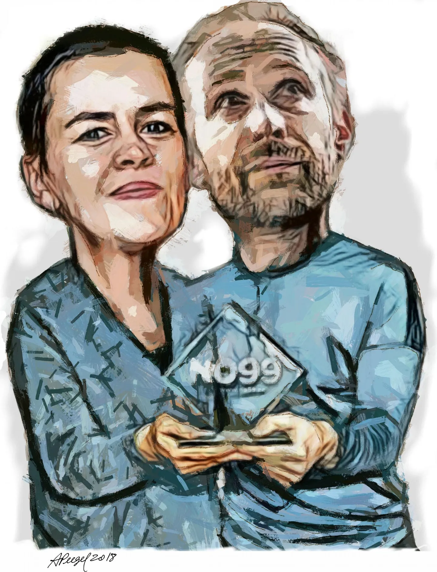 NO99 eestvedajad Ene-Liis Semper ja Tiit Ojasoo.