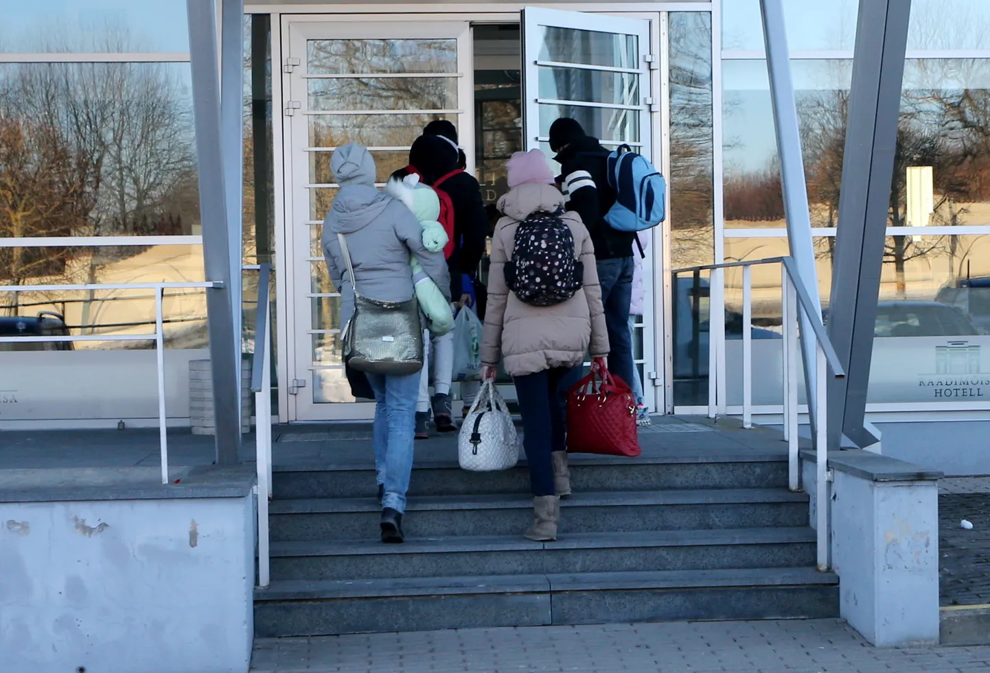 10.03.2022, Tartu Ukraina põgenike majutamine Raadi hotellis. Foto on illustratiivne