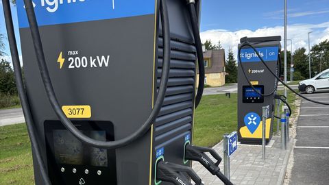 Ignitis ON avas Lihulas neli 200 kW laadijat