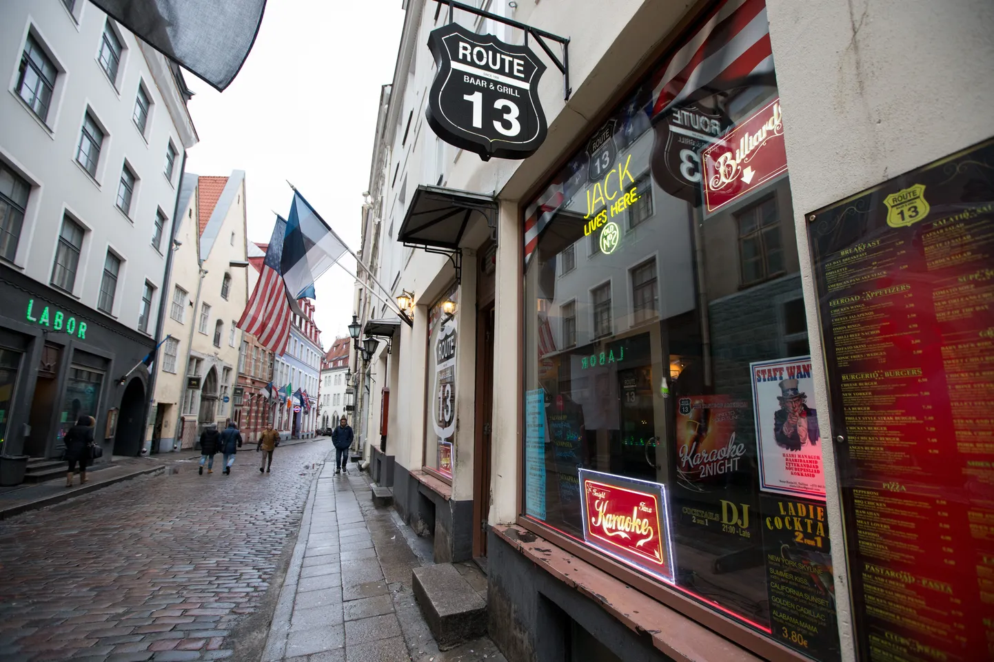 Nn Bermuda kolmnurga baarid Tallinna vanalinnas.