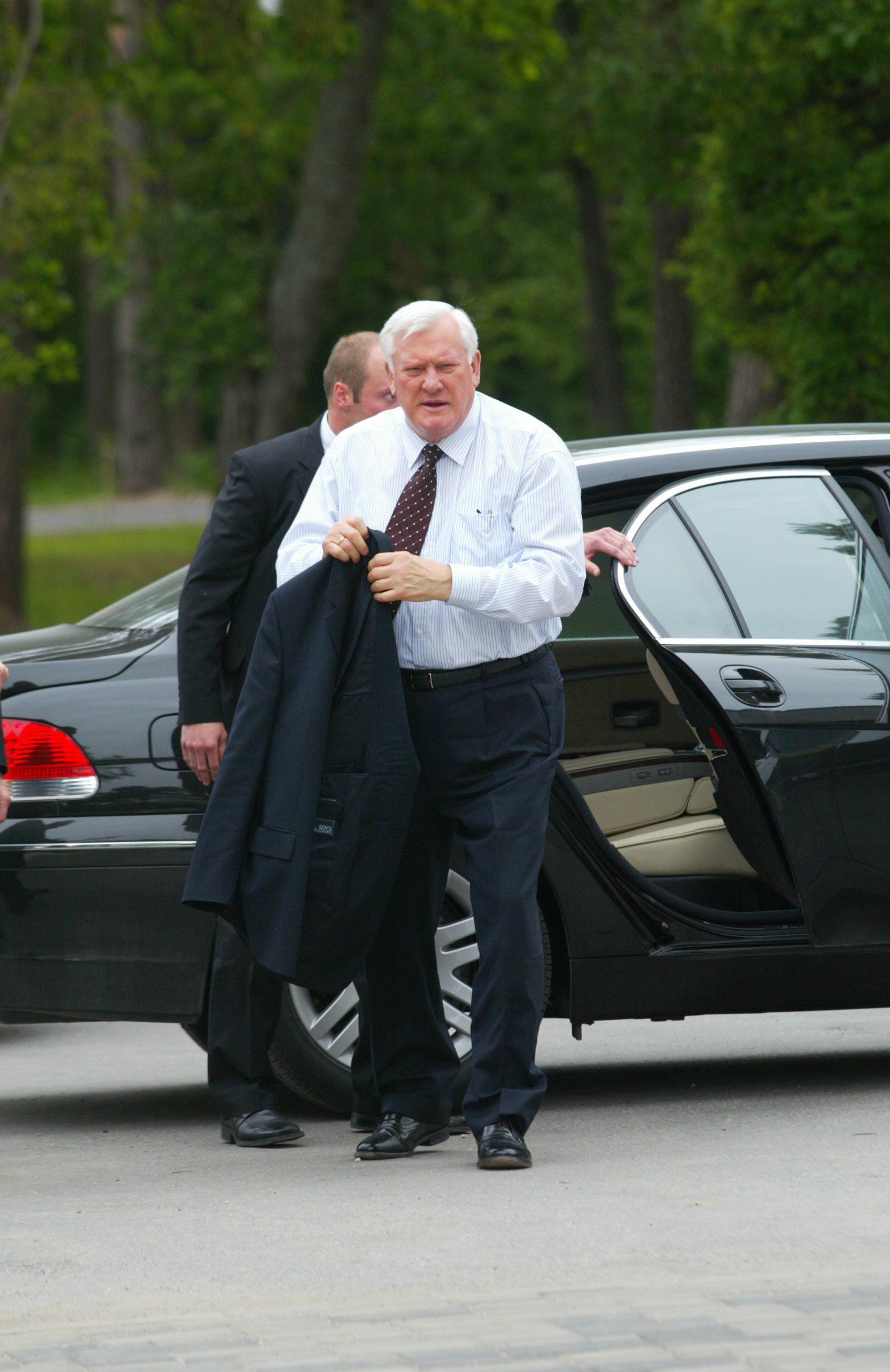 Algirdas Brazauskas Leedu peaministrina 2004. aastal Eestis visiidil.