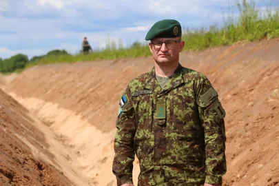 Lieutenant Colonel Ainar Afanasjev, Commander of the Engineering Unit of the Estonian Defense Forces Division.