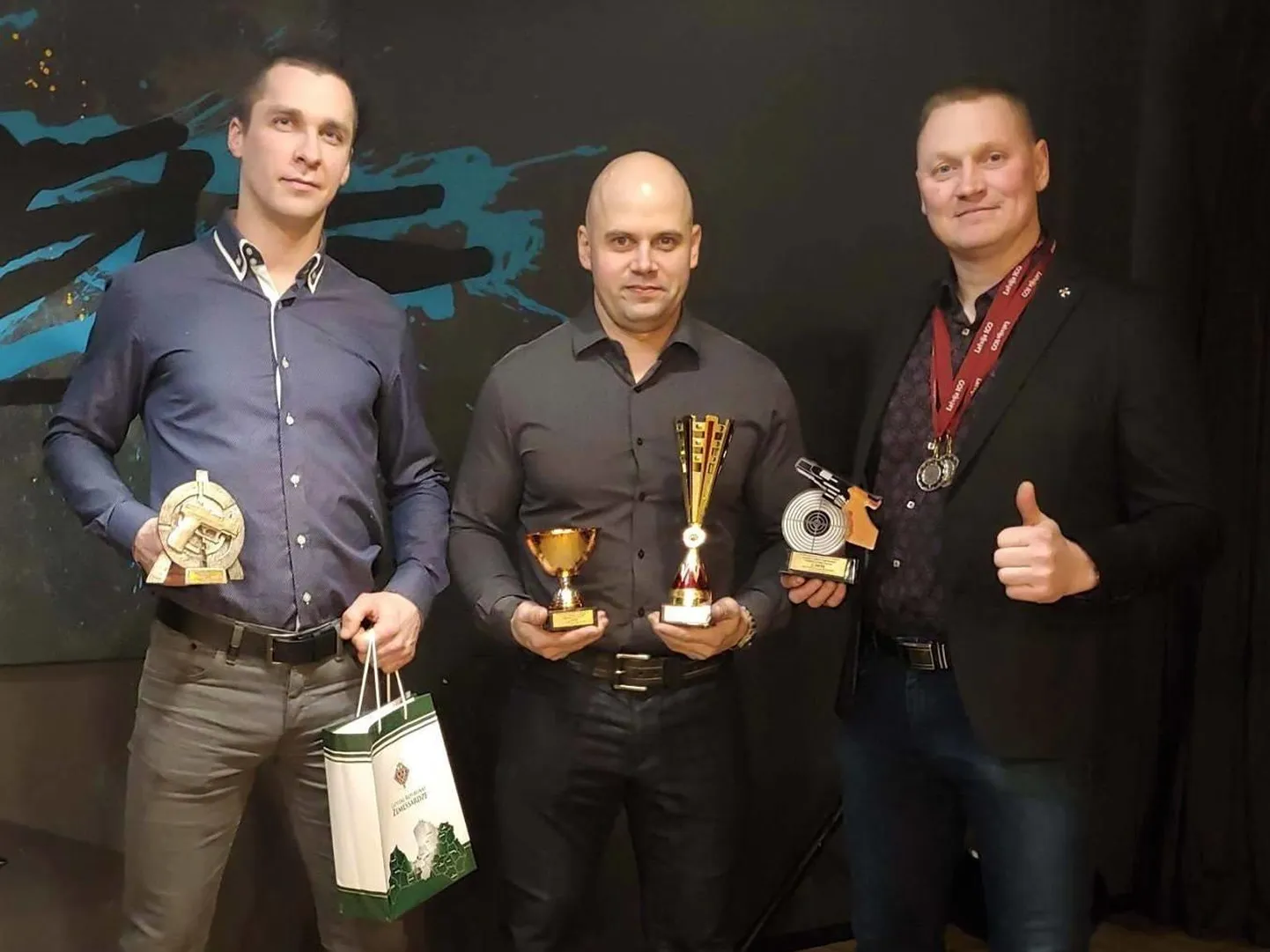 Priit Avarmaa, Rando Vaher ja Riivo Liin võitsid Lätis laskevõistlusel rahvusvahelises arvestuses esikoha.