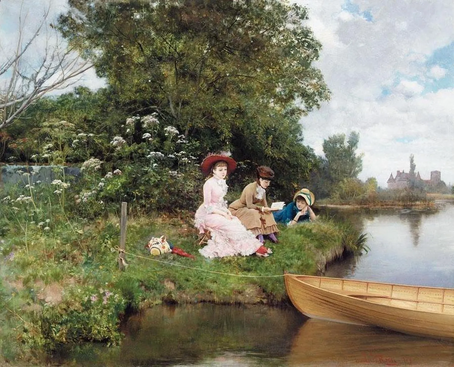 Lucius Rossi «Suveunelm» aastast 1878. Juba aastasadu on arstid eri paikades soovitanud meeleolu parandamiseks veeta aega veekogude läheduses.