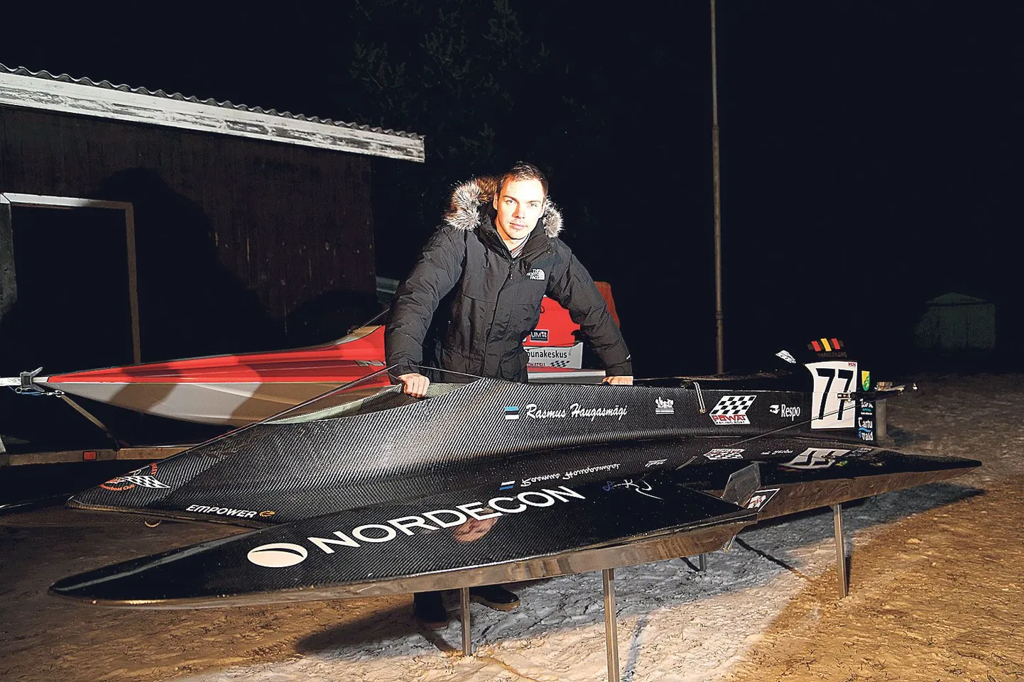 Veemoto OSY-400 paadiklassi maailmameister Rasmus Haugasmägi.