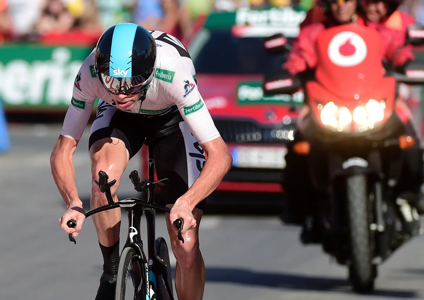 Chris Froome tänases eraldistardis.
