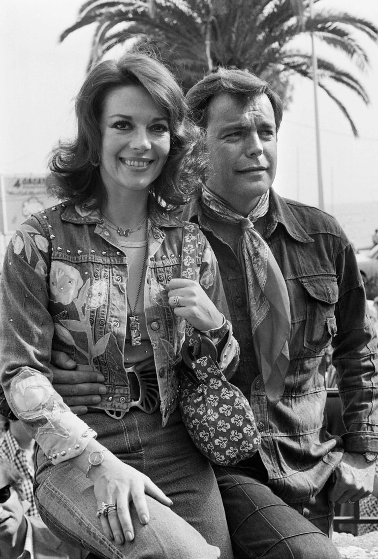 Natalie Wood ja abikaasa Robert Wagner 1976. aastal Cannesi filmifestivalil.