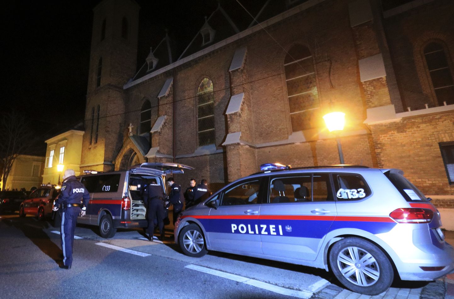 Нападение на церковь в Вене.