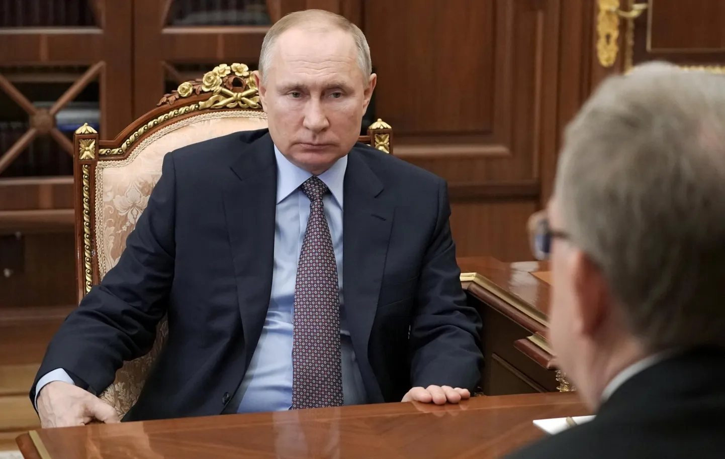 Vene president Vladimir Putin 23. märtsil. «Kiire ja väike sõda on sageli olnud meeleheitel diktaatorite üks võimalik käik,» ütleb politoloogiaprofessor Alexander John Motyli.