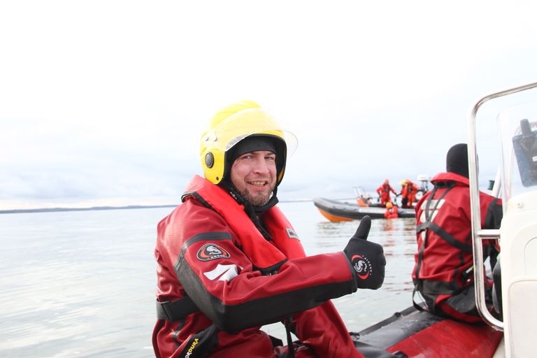 Александр Куксин из команды морских спасателей Нарва-Йыэсуу.