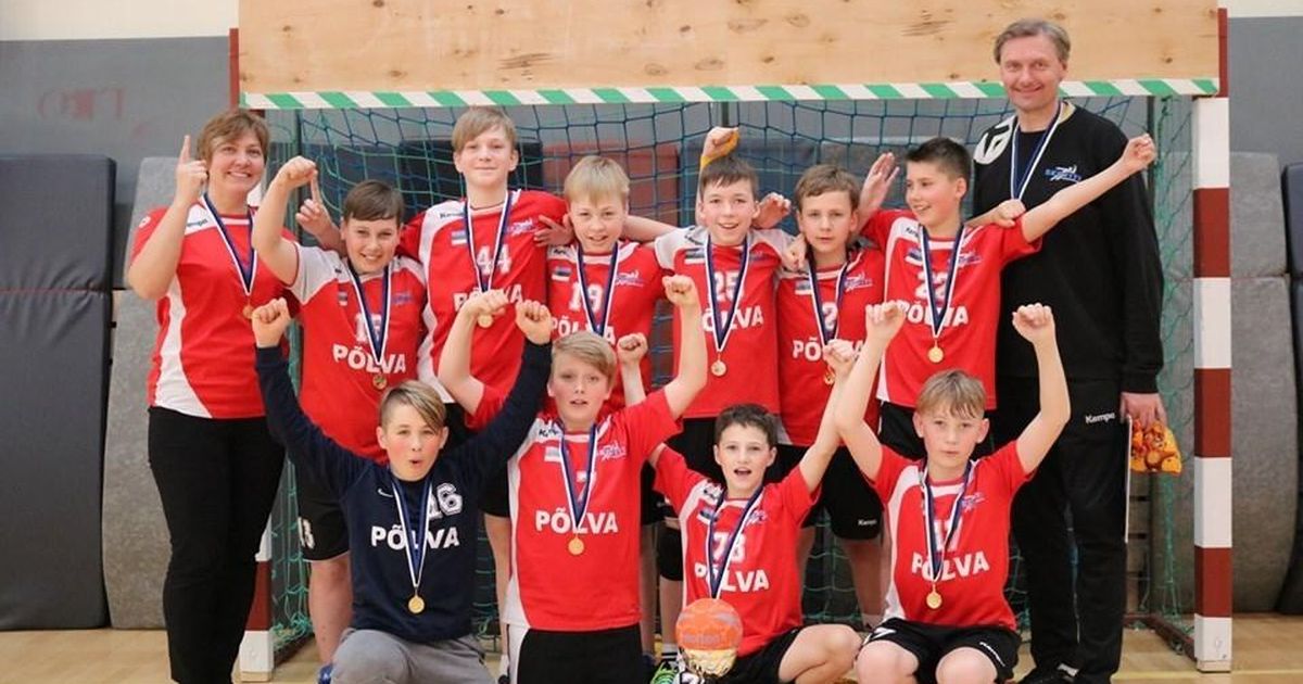 Põlva noored käsipallurid tulid Eesti meistriks