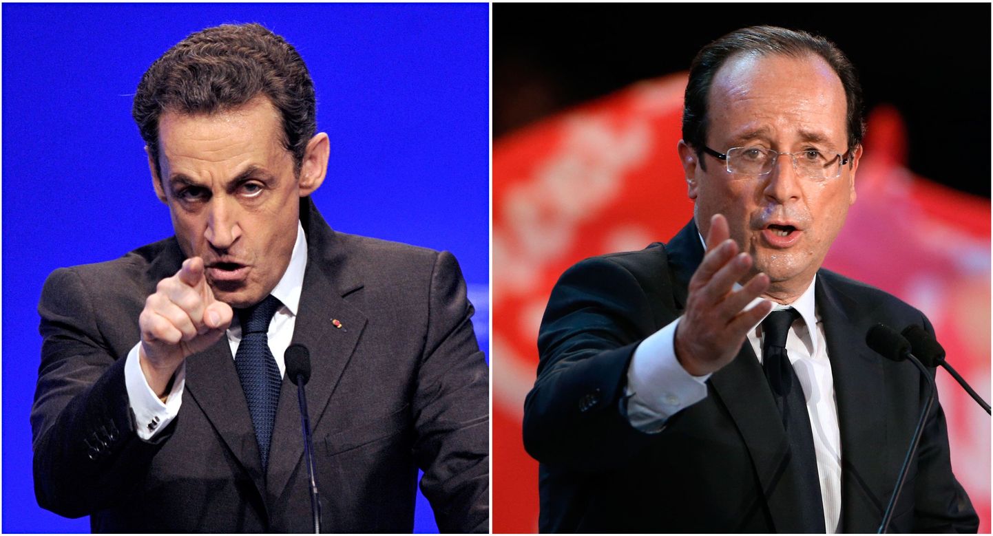 Pühapäeval lähevad Prantsuse presidendivalimiste teises voorus vastamisi senine president Nicolas Sarkozy ja opositsiooniliste sotsialistide liider Francois Hollande.