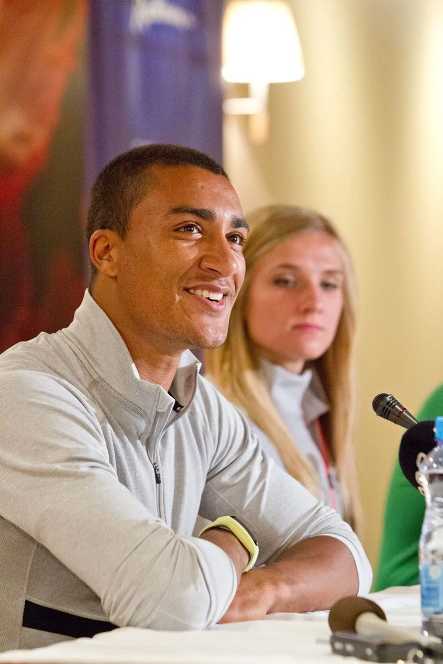 Ashton Eaton ja Brianne Theisen-Eaton jagasid eile Eesti kohta hulgaliselt kiidusõnu.