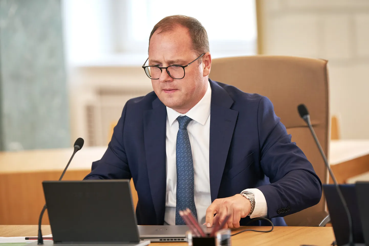 Klimata un enerģētikas ministrs Raimonds Čudars