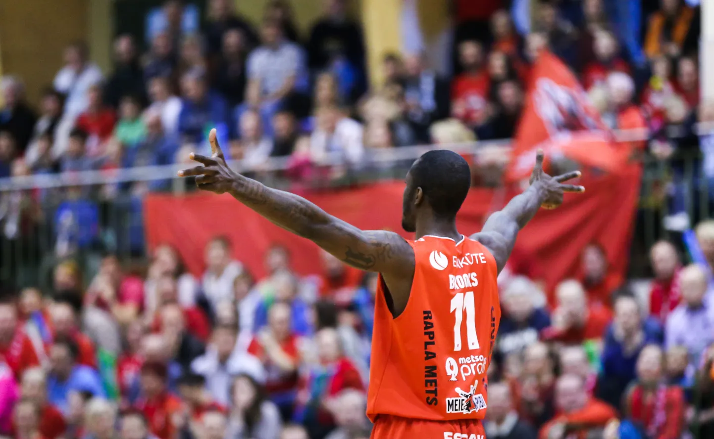 Rapla mängujuht Devin Brooks.