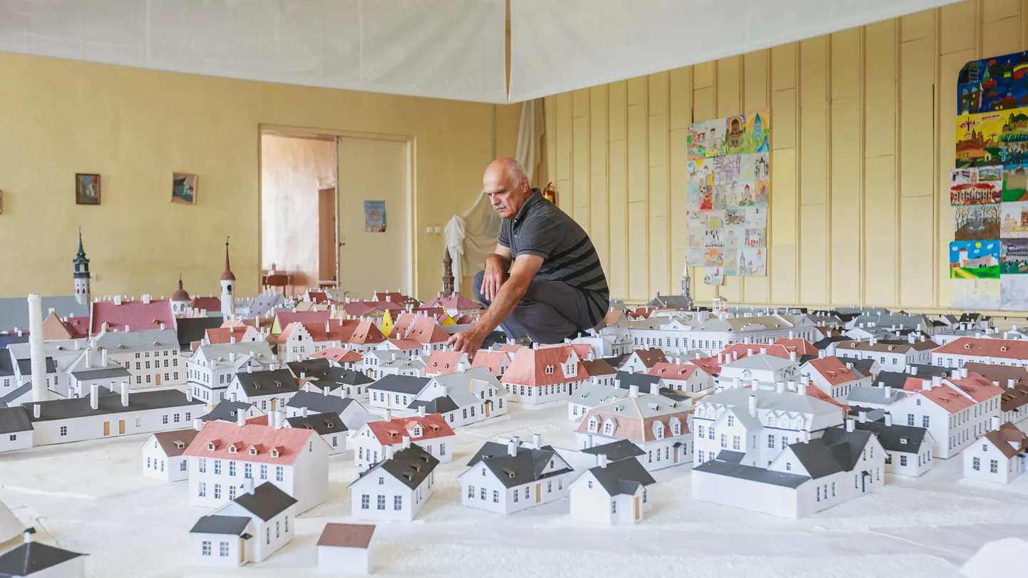 Fjodor Šantsini poolt aastate jooksul loodud Vana-Narva makett.