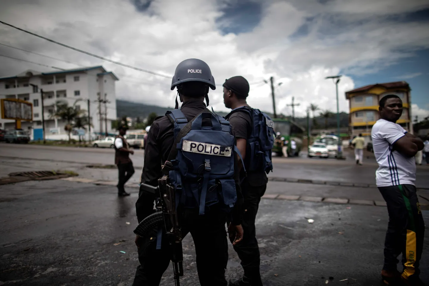 Kameruni politseinikud.