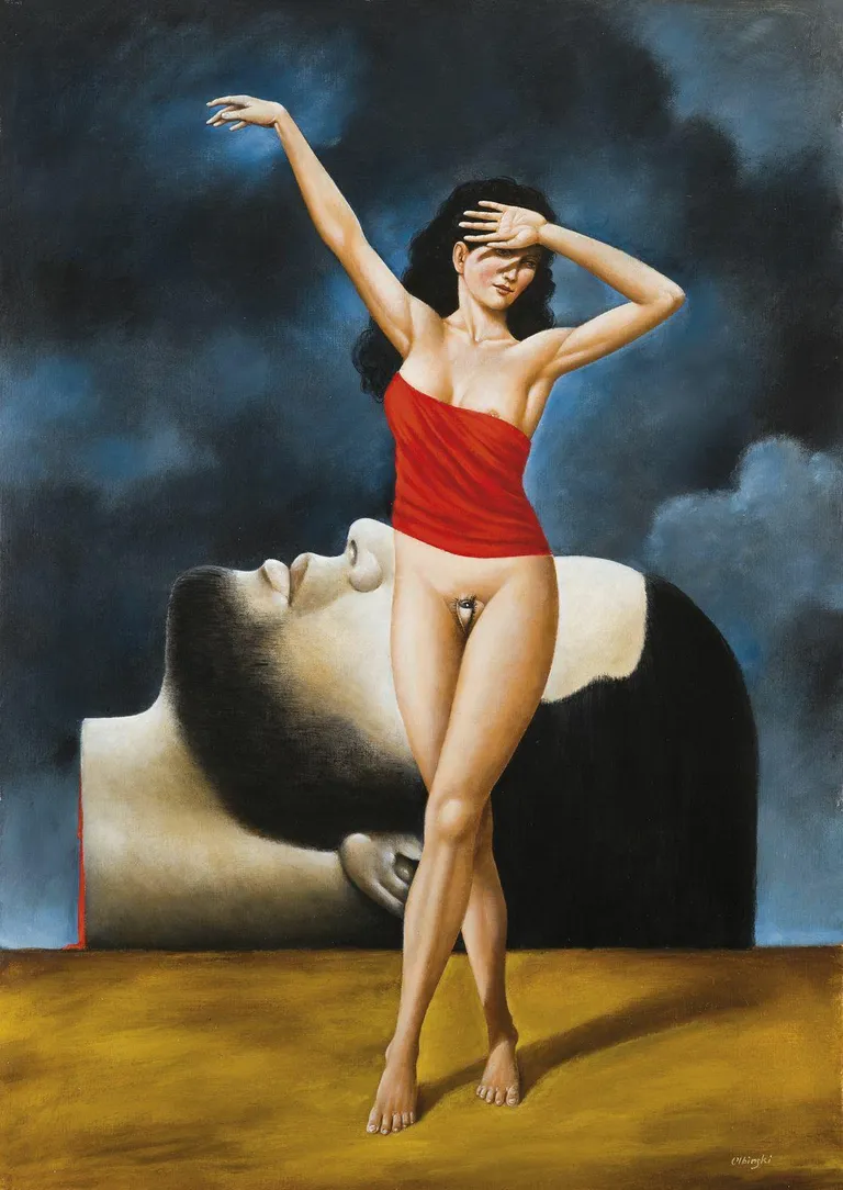 Rafal Olbinski. Salome.