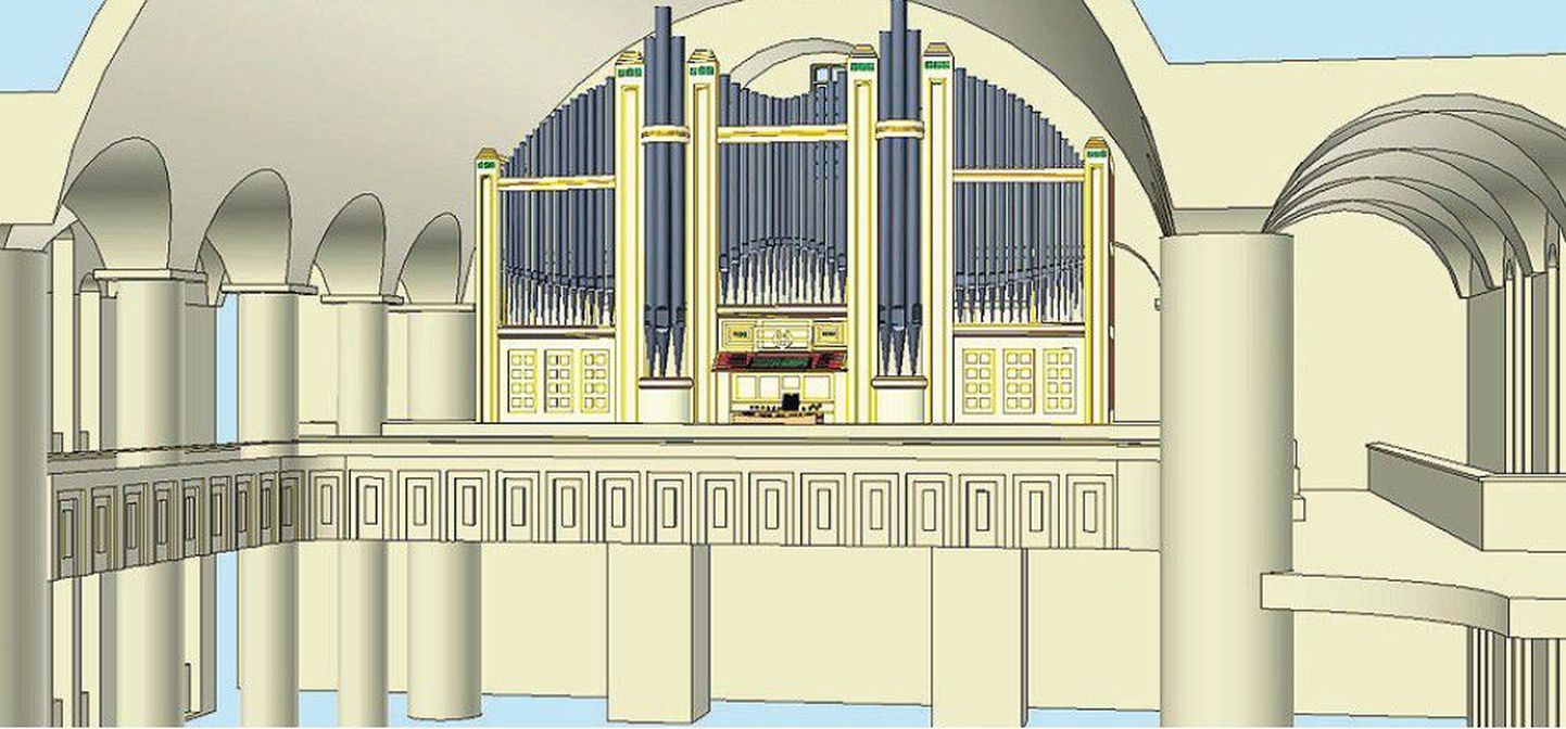 Pauluse kirikusse valmistab pildil oleva uue oreli 1964. aastast töötav orelifirma Paschen-Kiel Orgelbau GmbH.