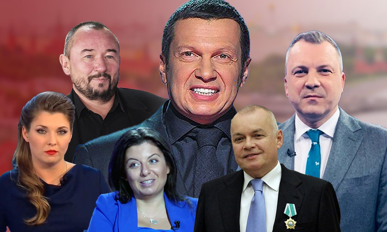 Kremļa propagandas TV sejas