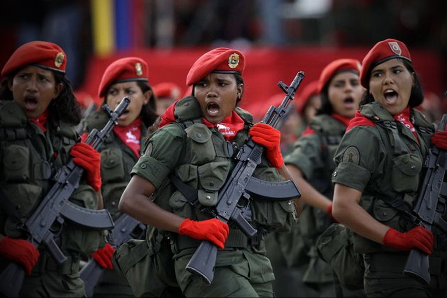 Venezuela sõdurid.