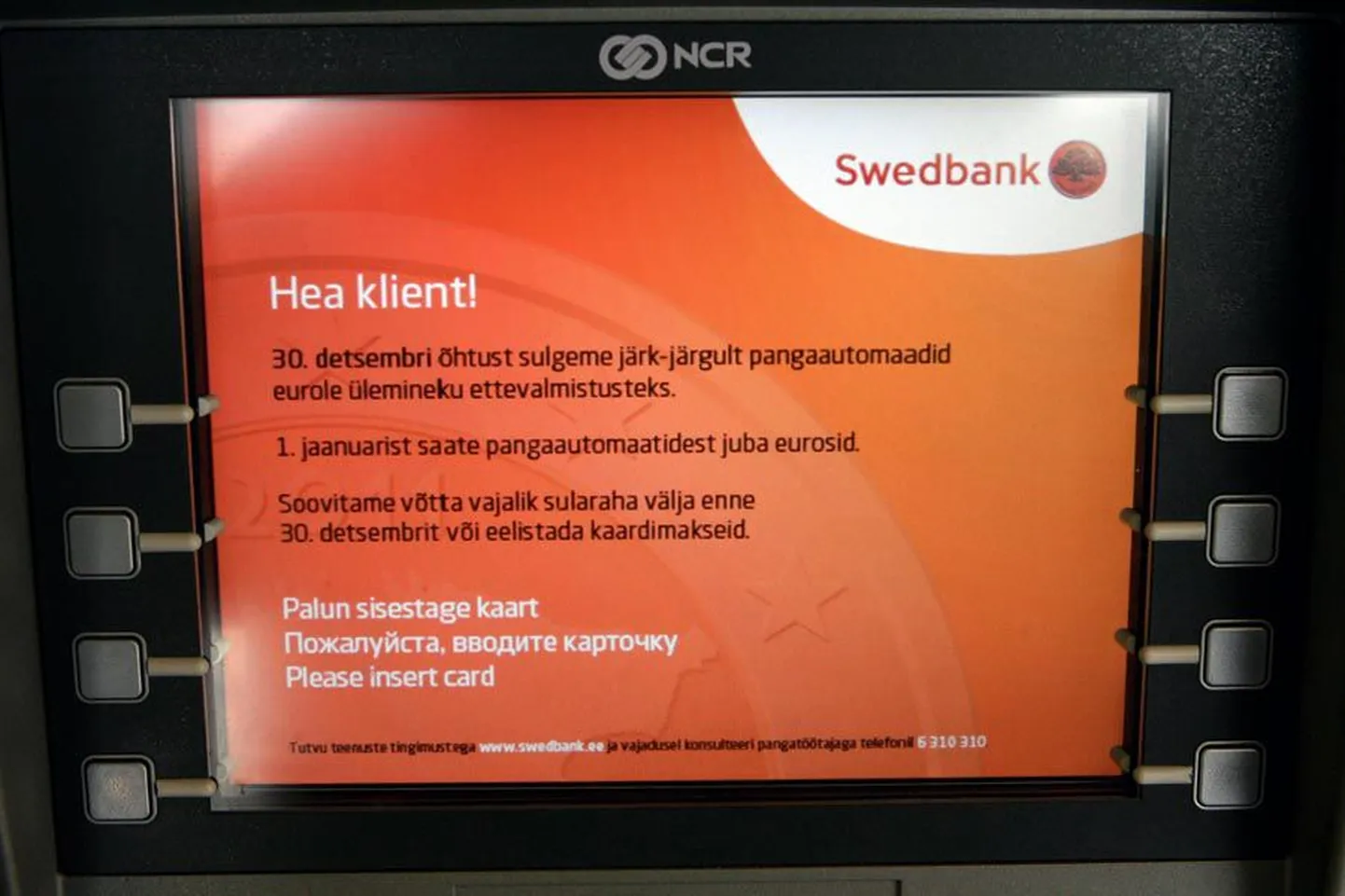 Aastavahetuseks vajalik sularahakogus tasub varem välja võtta.