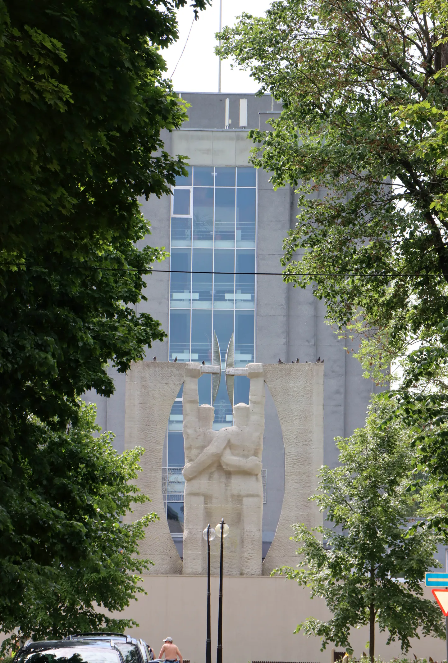 Здание городского управления и горсобрания Кохтла-Ярве.