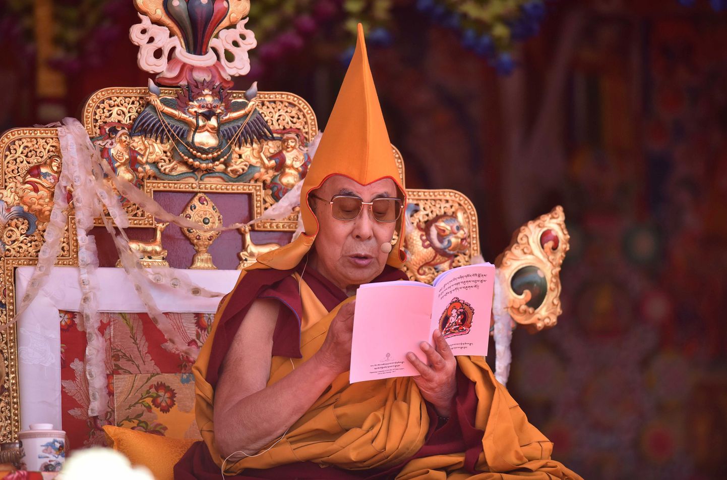 Eksiilis elav Tiibeti usujuht dalai-laama.