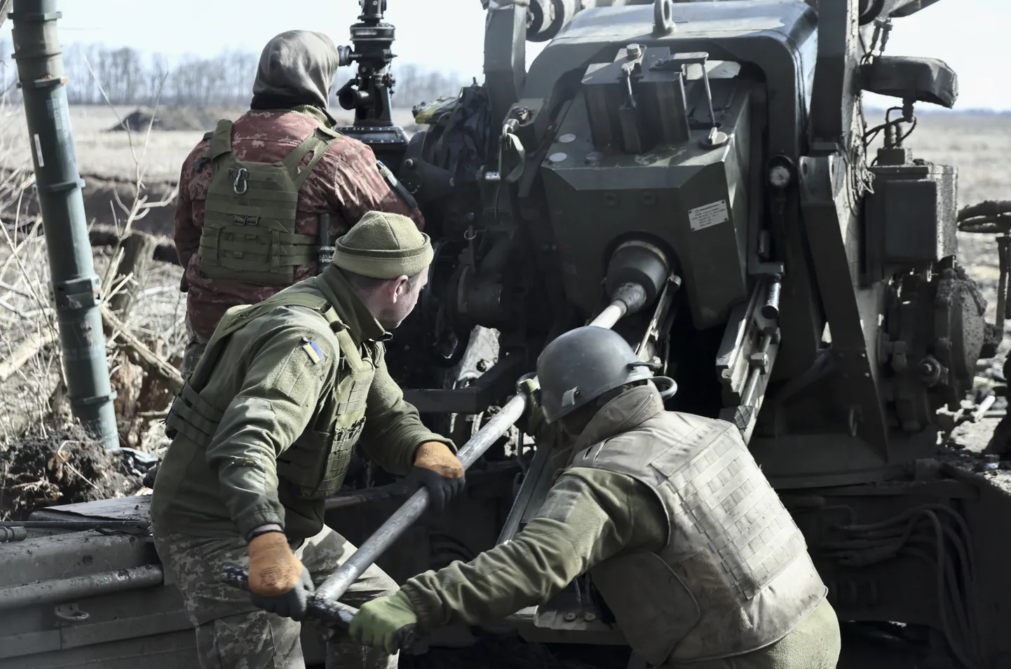 Украинские военные.