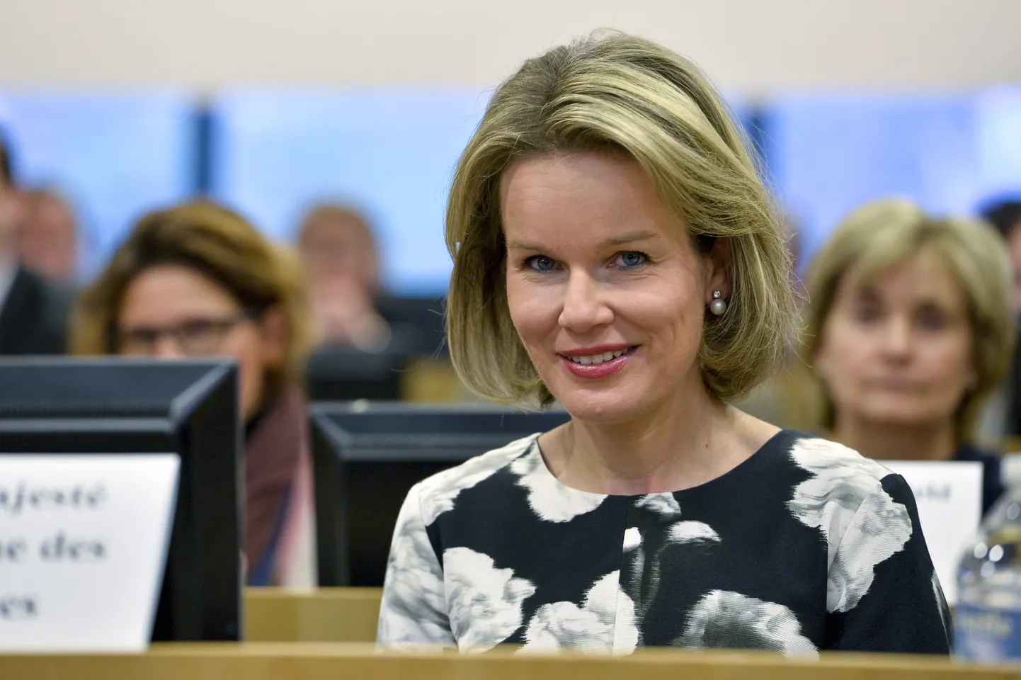 Belgia kuninganna Mathilde eile mikrofinantseerimisele Euroopa Komisjoni poolt korraldatud seminari külastamas.
