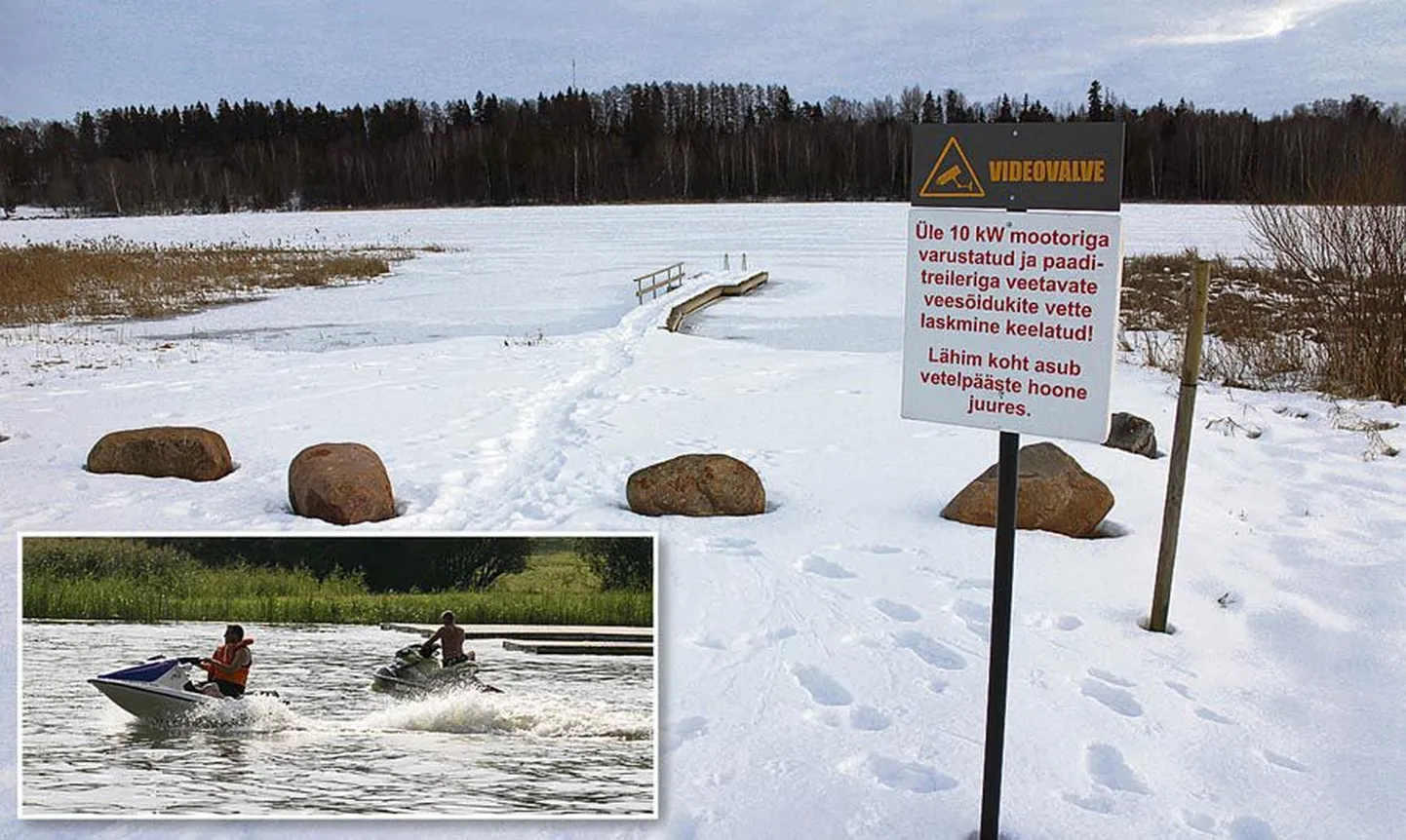 Kohta, mida linnavalitsus näeb ette tulevase jettide vette laskmise paigana, on ümberkaudsed elanikud kujundanud väikse ranna. See, kas varsti tuleb sealt mootorpaate keelav silt maha võtta ning transporti tõkestavad kivid minema veeretada, otsustatakse aprillis.