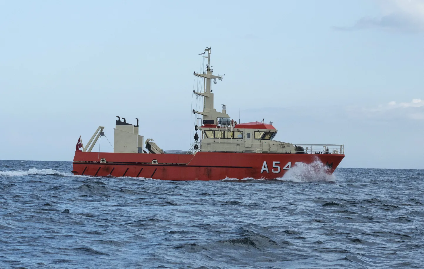 Taani mereväe laev Fyrholmen, mis on üks alustest, millega otsitakse kadunud ajakirjanik Kim Walli