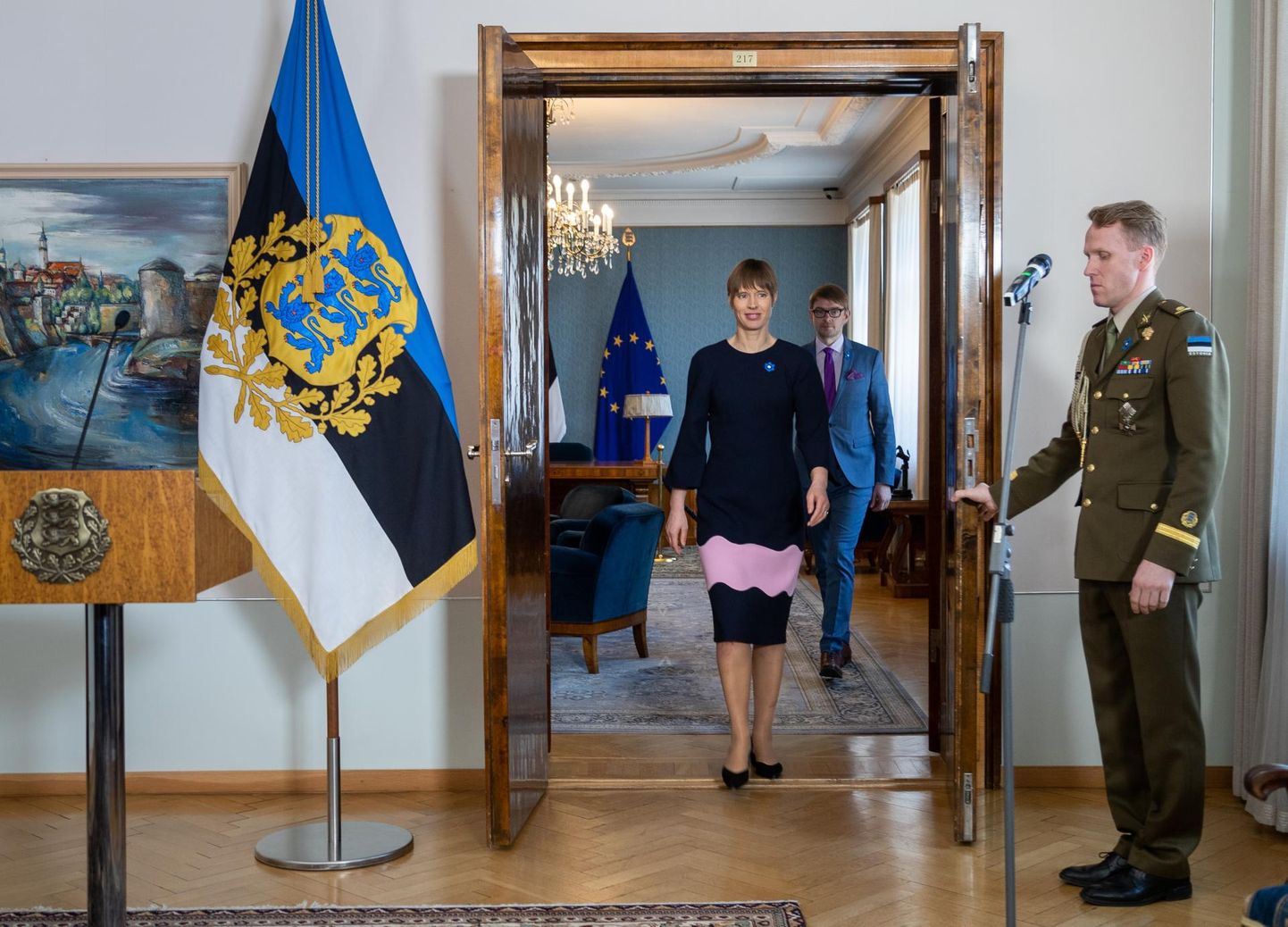 President Kersti Kaljulaid andis eile pärast kohtumist uute ministrikandidaatidega pressikonverentsi.