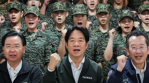 Taiwan seisab nii kaitseliselt kui poliitiliselt julgelt vastu Hiina sõjalistele õppustele