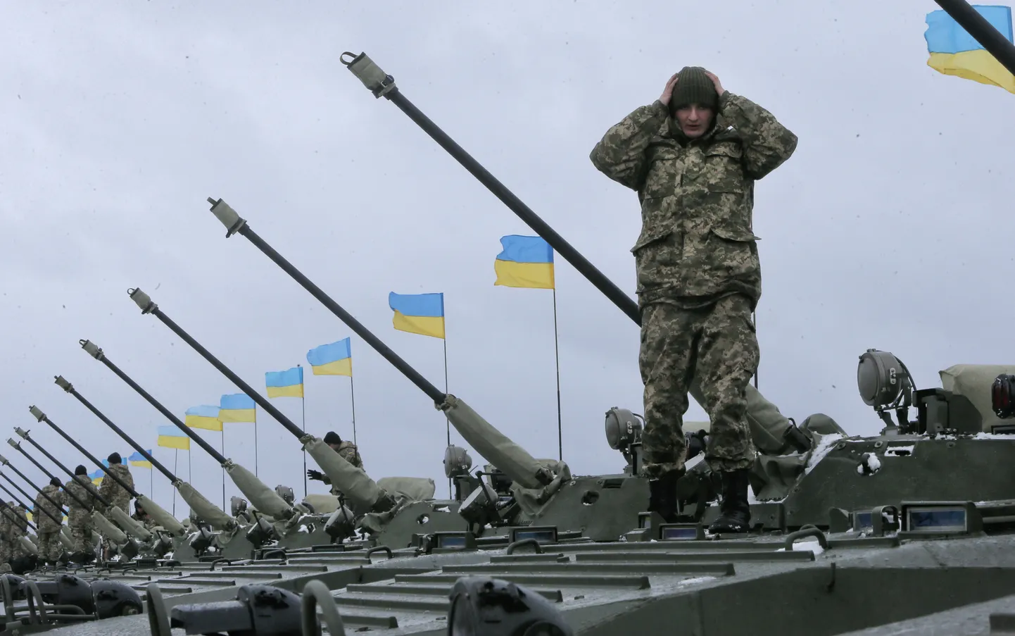 Ukraina sõjaväelased.
