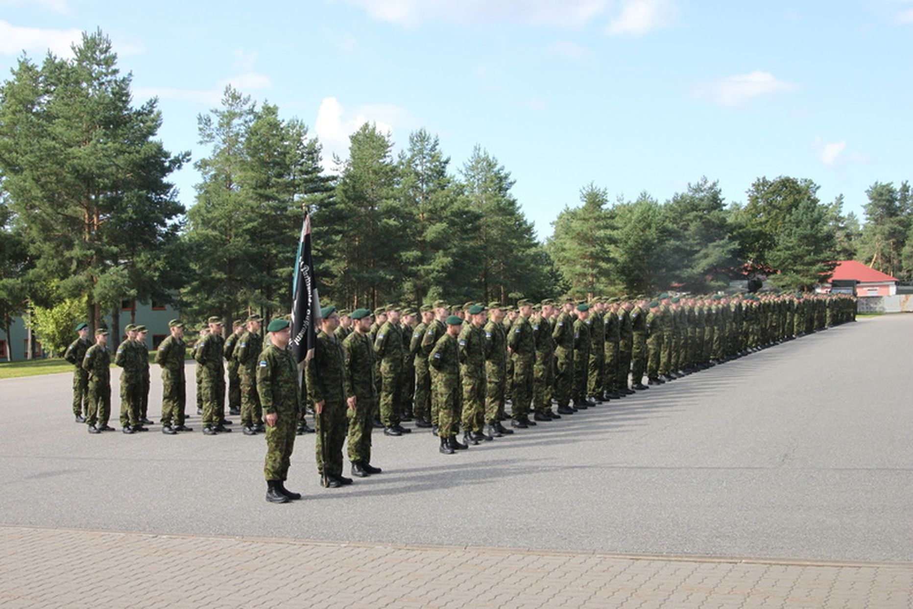 Церемония в Куперьяновском пехотном батальоне в 2019 году.