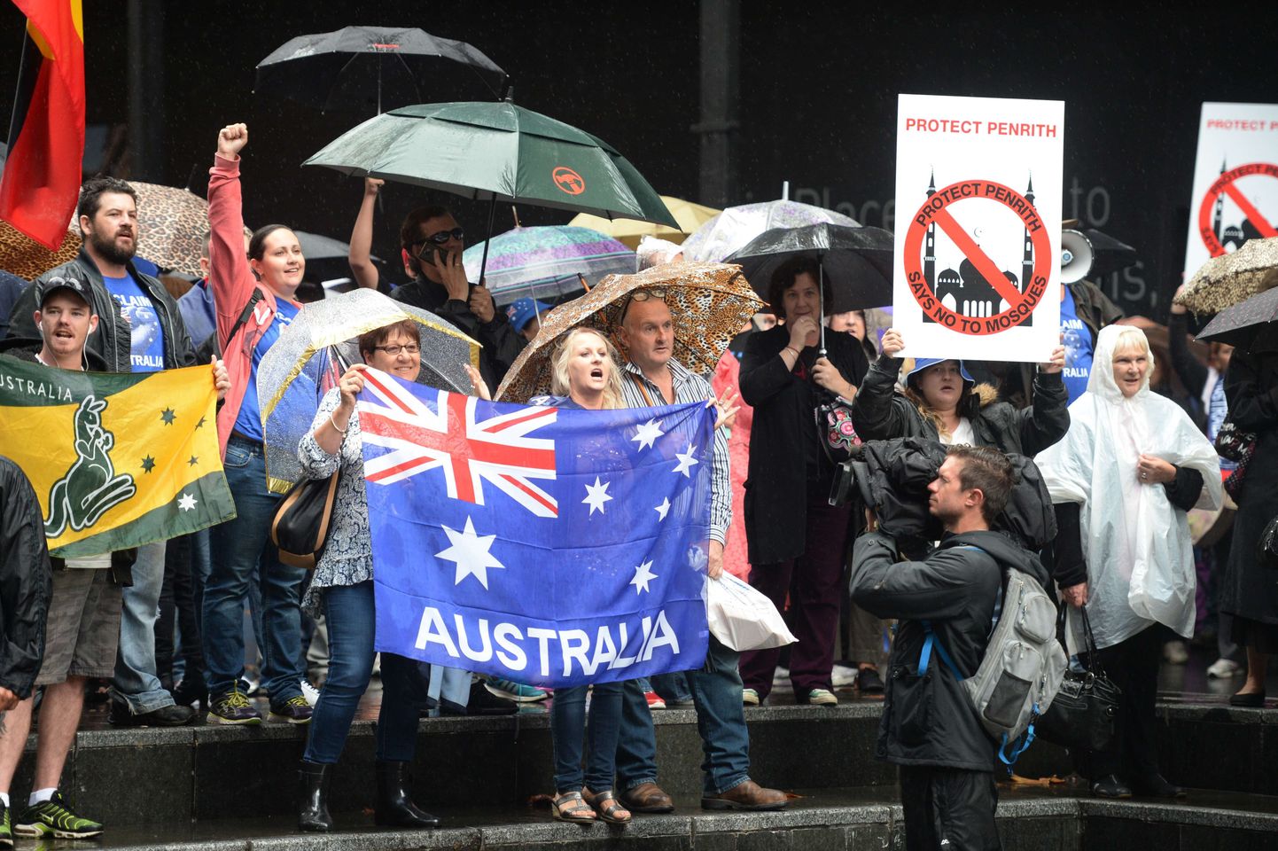 Протесты в Австралии.