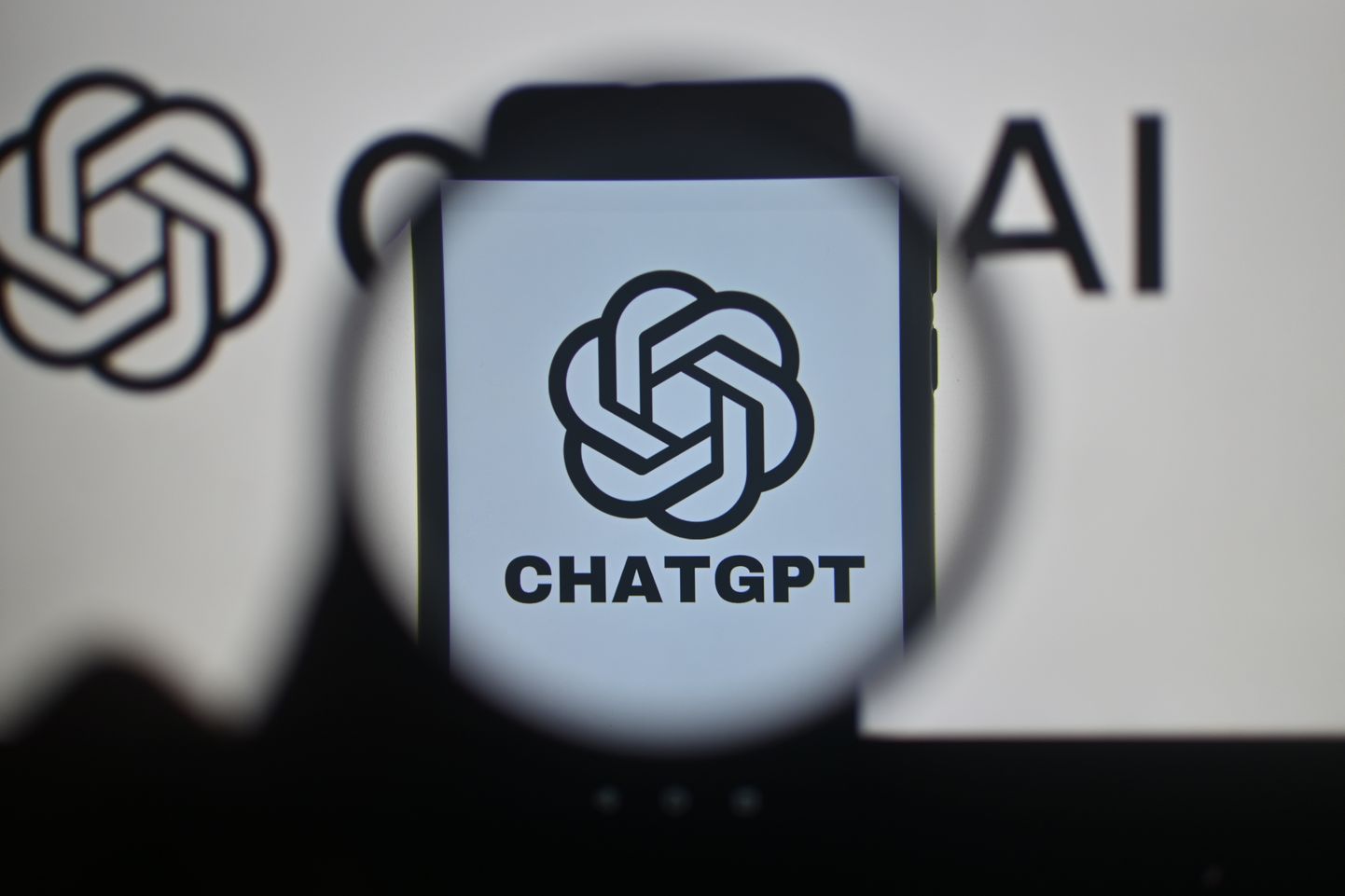 ChatGPT logo.