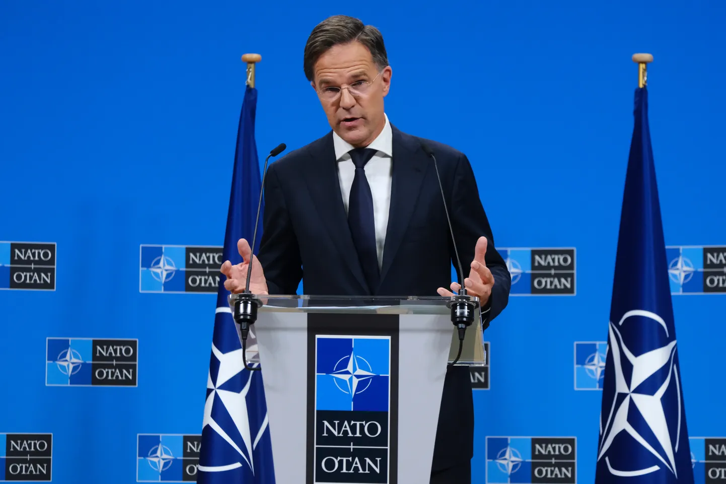 NATO ģenerālsekretārs Marks Rite.