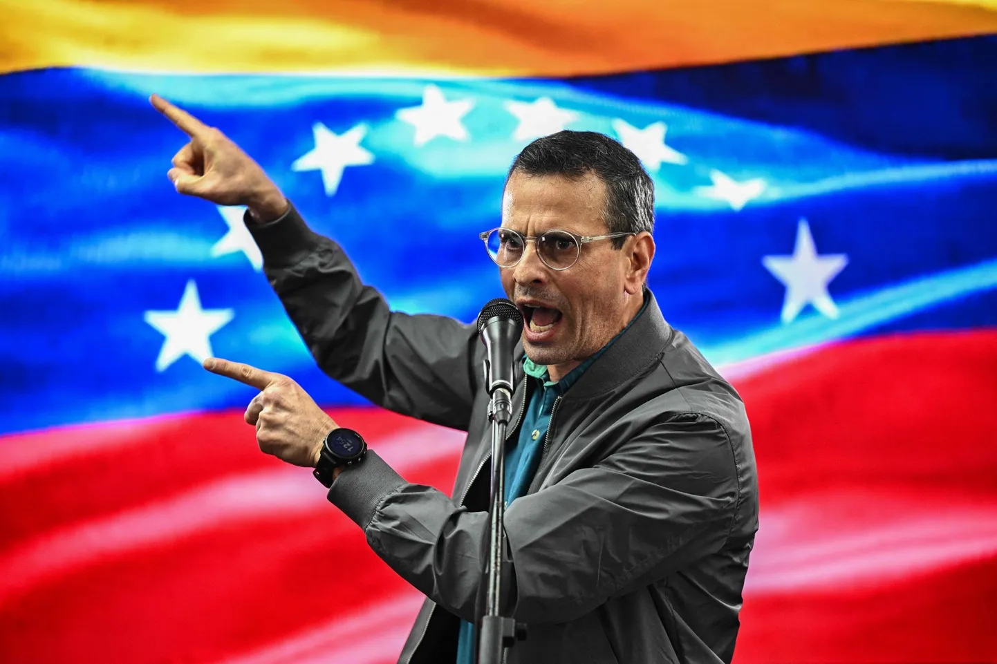 Venezuela opositsioonijuht Henrique Capriles Radonski kõneles 2. aprillil kohtumisel, millel algatati uus opositsiooniline liikumine DECIDE (i.k. otsusta, otsustama) ehk Demokraatia Kodanikukaitse. Valimistele läheb opositsioon vastu lõhestatuna, sest erinevalt Caprilesest kutsub opositsioonijuht María Corina Machado koos peamiste opositsiooniparteide koalitsiooniga valimisi boikottima.