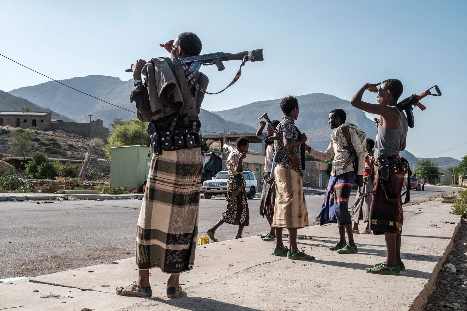 Etioopia Afari omakaitsevägi Abala linnas 8. juuni 2022.