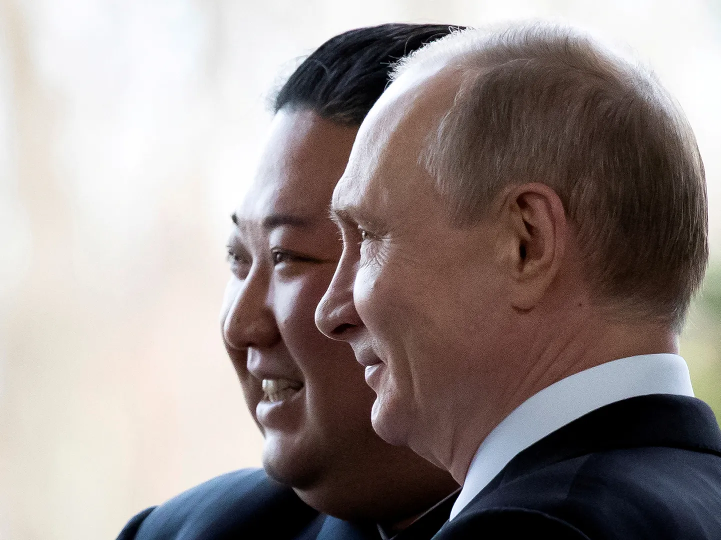 Ким Чен Ын и Владимир Путин.