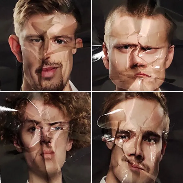 Henrik Kalmet, Sander Rebane, Kristjan Lüüs ja Kaarel Targo panevad end joonele «Titaanide heitluses». FOTO: