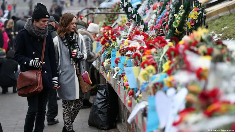 Мемориал погибшим на улице Институтской в Киеве (фото из архива)