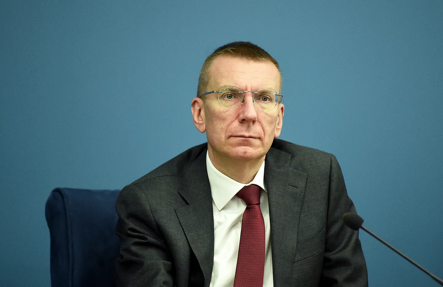 Ārlietu ministrs un jaunievēlētais Valsts prezidents Edgars Rinkēvičs