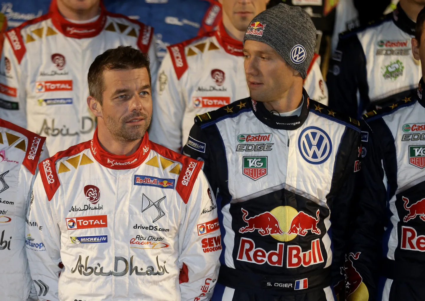 Prantslaste võim: kahekordne maailmameister Sebastien Ogier (paremal) ja üheksakordne maailmameister Sebastien Loeb.